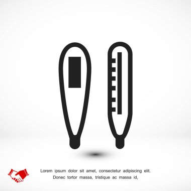 termometre tıbbi simgesi