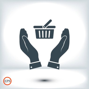 sepet işareti simgesi