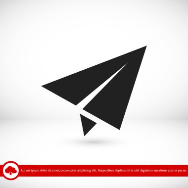 uçak işareti simgesi