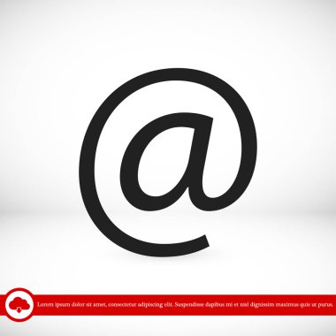 E-posta işareti simgesi