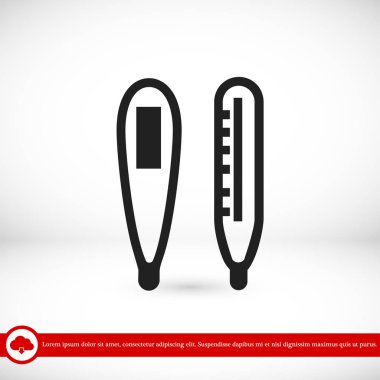 termometre tıbbi simgesi