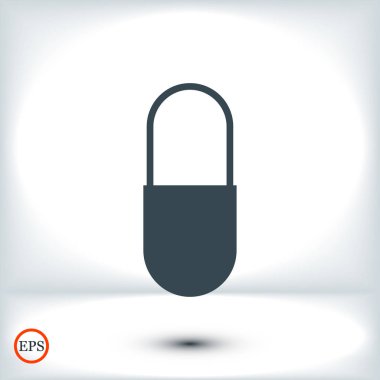 tıbbi kapsül simgesi