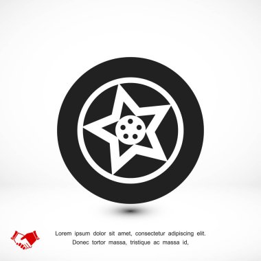 tekerlek işareti simgesi