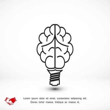 beyin lambası simgesi
