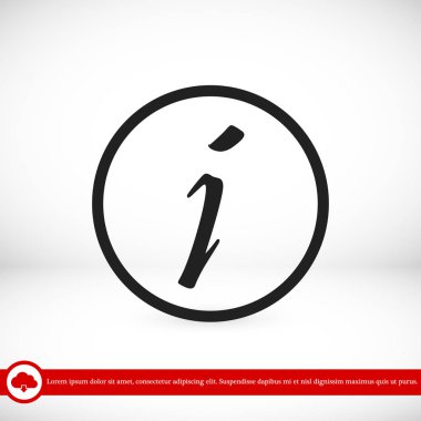 bilgi işareti simgesi