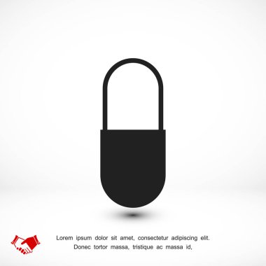 tıbbi kapsül simgesi