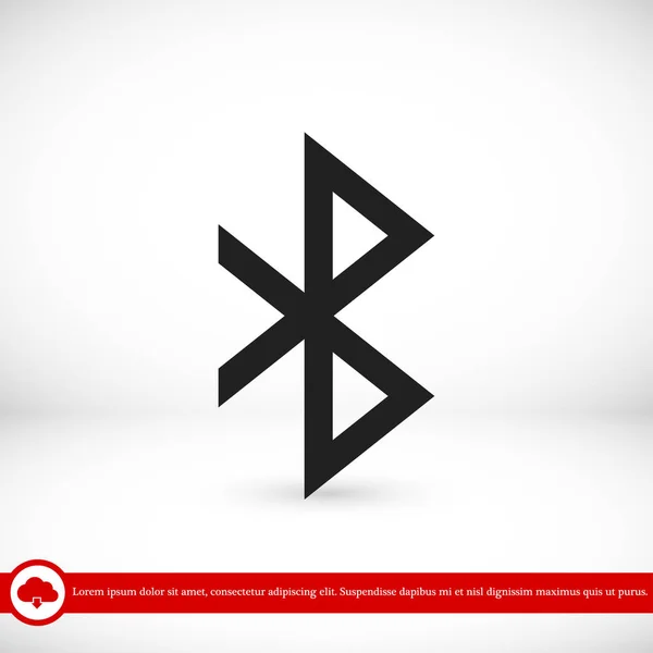 Bluetooth sign icon — Stock Vector