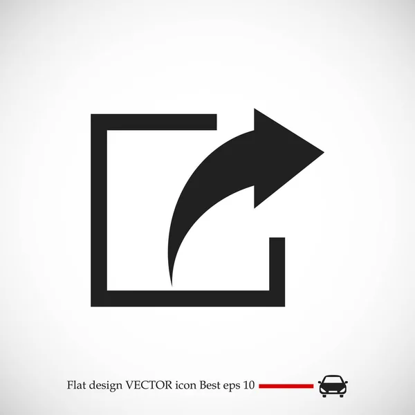 Conception de l'icône de partage — Image vectorielle