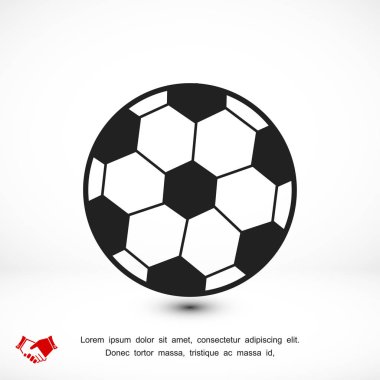 Klasik futbol topu simgesini