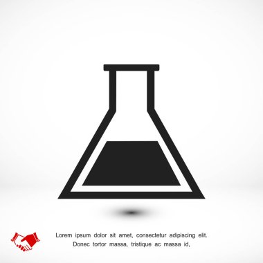 laboratuvar cam simgesi