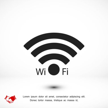 Wi-fi işareti simgesi
