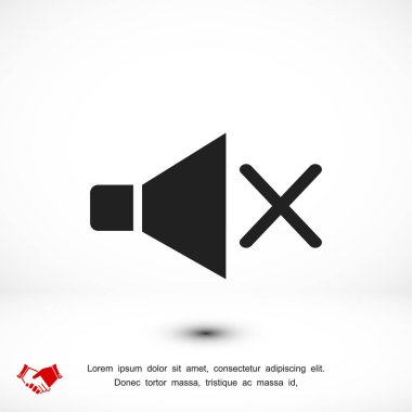 hoparlör işareti simgesi