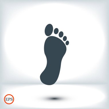 Tasarım ayak simgesinin