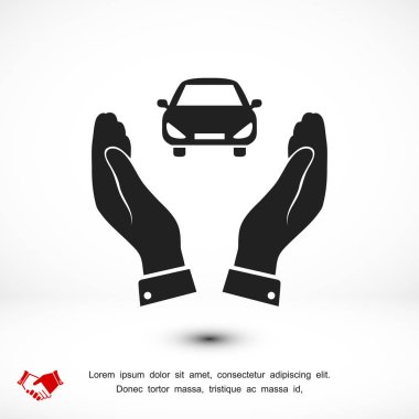 Arabayı düz simgesi