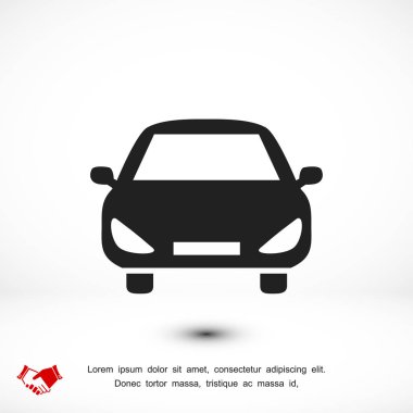Arabayı düz simgesi
