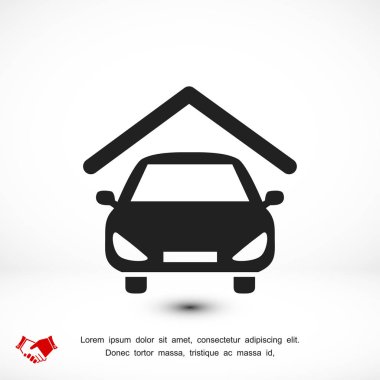 Arabayı düz simgesi