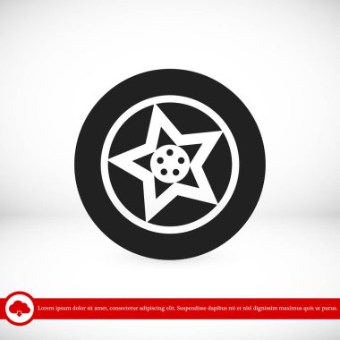 tekerlek işareti simgesi