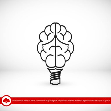 beyin lambası simgesi