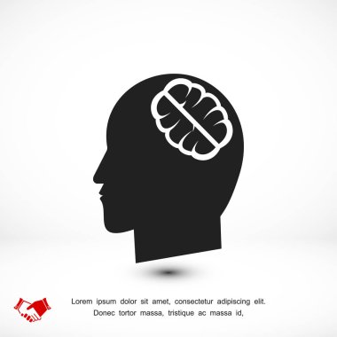 Beyin simgesi simgesi