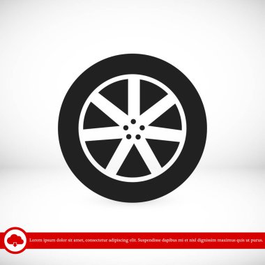 tekerlek işareti simgesi