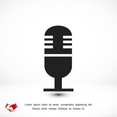 mikrofon işareti simgesi