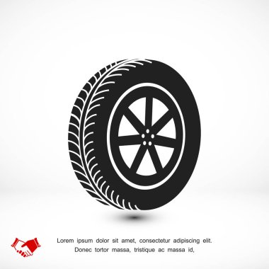 tekerlek işareti simgesi