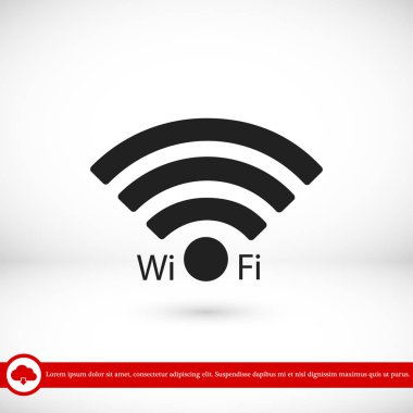 Wi-fi işareti simgesi
