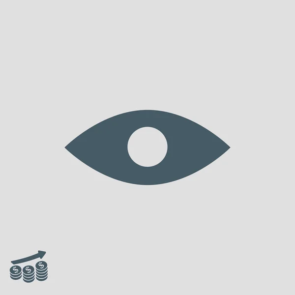 Eye sign icon — Stock Vector