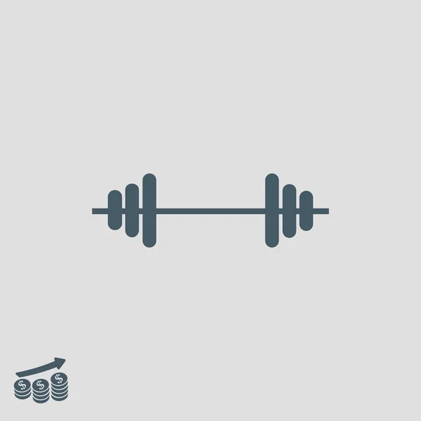 Dumbbells sign icon — Stock Vector