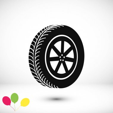  Düz tekerlek simgesi