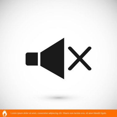 hoparlör işareti simgesi