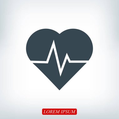 Kalp atışı işareti simgesi