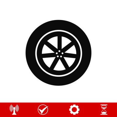 araba tekerlek simgesi