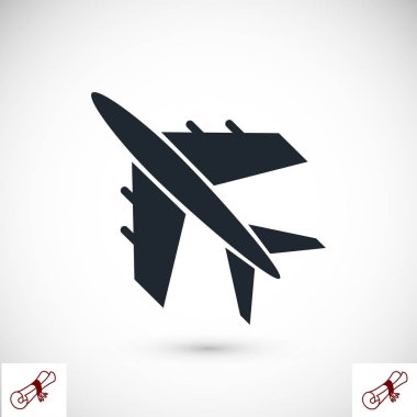 uçak işareti simgesi