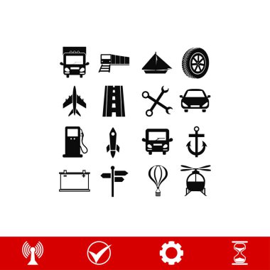 taşıma simgeleri ayarlandı