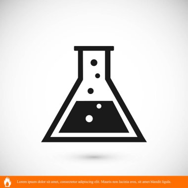 laboratuvar cam simgesi