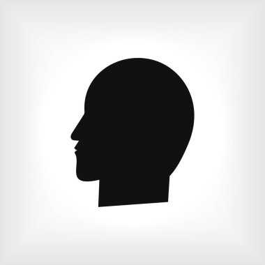 Düz kafa simgesi