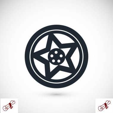 Tekerlek diskleri simgesi