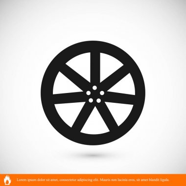 Tekerlek diskleri simgesi