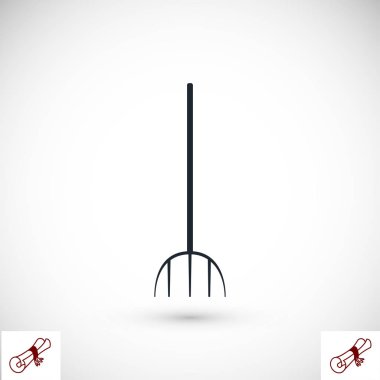 Bahçe çatal simgesi