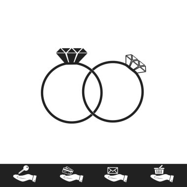 Yüzük simgesini çift