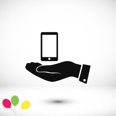 düz telefon simgesi