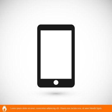 düz telefon simgesi