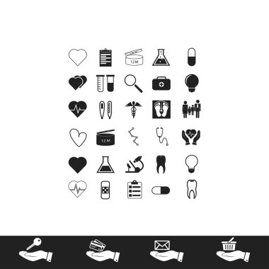 tıbbi simgeler ayarlandı