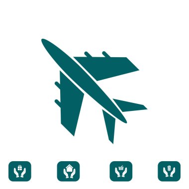 uçak işareti simgesi