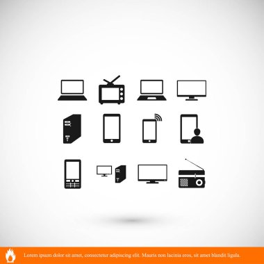 iletişim aygıt simgeleri