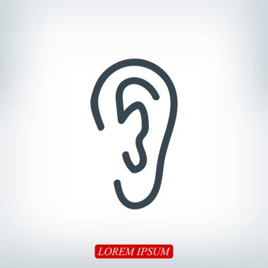 İnsan kulağının simgesi