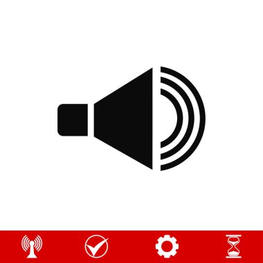 hoparlör işareti simgesi