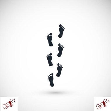 Tasarım ayak simgesinin