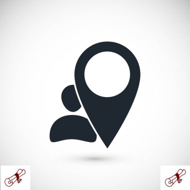 Düz işaretçi simgesi